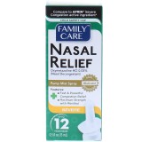 Spray Nazal, Family Care, Nasal Relief, cu HCL 0.05, Amelioreaza Congestia Membranelor Nazale, 15ml