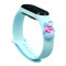 Strap Xmas Wristband for Xiaomi Mi Band 4 Mi Band 3 Christmas Silicone Strap Bracelet Blue (Teddy Bear)