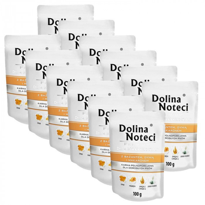 Dolina Noteci Premium Small Breed with Pheasant, Pumpkin and Pasta 12 x 100 g