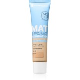 Bell Hypoallergenic Mat &amp; Protect machiaj matifiant de lungă durată SPF 25 culoare 04 Peach 30 g