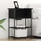 vidaXL Dulap de noapte Stejar negru 55 x 31 x 76 cm Lemn compozit