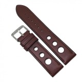 Curea de ceas - Piele Naturala - Maro - 22mm, 24mm - GR316, Time Veranda