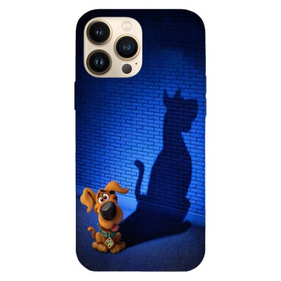 Husa compatibila cu Apple iPhone 14 Plus, Viceversa, model Baby Scooby Doo, Silicon, TPU foto