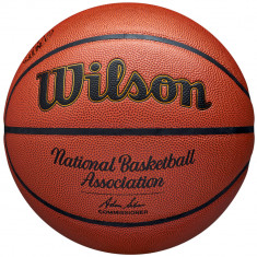 Mingi de baschet Wilson NBA Authentic Heritage Indoor-Outdoor Ball WZ2008901XB maro foto