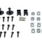 Set Clipsuri Scut Motor Audi A4 B6 -2004, A4 B7 -2007, 30 Elemente, NTY EZC-AU-035