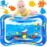 Covor Saltea Apa Bebelusi Iso Trade, Centru Activitati Motricitate, 60x45cm, Multicolor, +3 luni