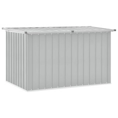 vidaXL Ladă de depozitare pentru grădină, gri, 149 x 99 x 93 cm