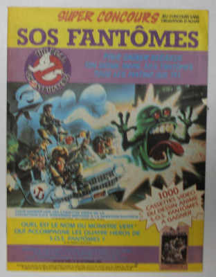 PIF , SUPER CONCOURS SOS FANTOMES , 1990 foto