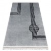 Covor AMOUR 53116D gri - Geometric, linii modern, elegant, 78x150 cm