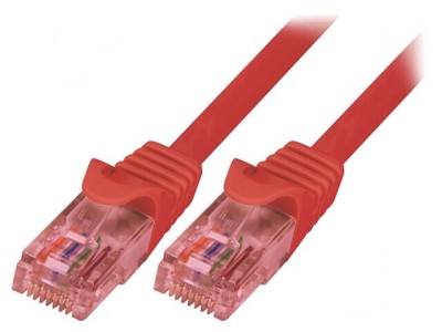 Patch Cord UTP Cat6 Roșu 0.25m foto