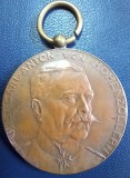 (M8) MEDALIE COMEMORATIVA DIN BRONZ - CAROL ANTON DE HOHENZOLLERN (TATAL LUI CAROL I AL ROMANIEI) - TIRAJ 610 BUCATI, FOARTE RARA