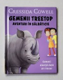 GEMENII TREETOP - AVENTURI IN SALBATICIE- GEMENII ALEARGA DUPA UN RINOCER de CRESSIDA COWELL , 2020