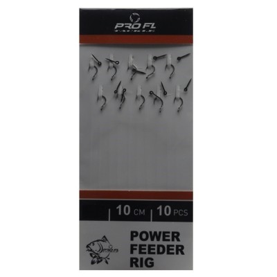 CARLIGE LEGATE FEEDER PRO FL FLUOROCARBON 10CM 10BUC CARLIG NR 6 CU SPIN foto