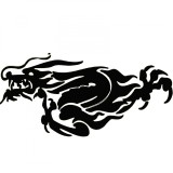 Cumpara ieftin Sticker Dragon pentru ascundere zgarieturi si lovituri.