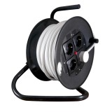 Derulator cablu electric cu 4 prize - 50 m Relee