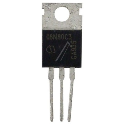 08N80C3 TRANZISTOR 800VTO220AB -ROHS SPP08N80C3 INFINEON foto
