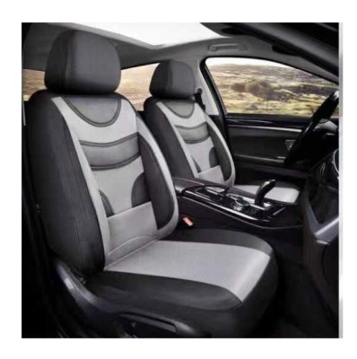 Huse Auto Universale 11 Piese fractionate Negru cu Gri Compatibile Scaune Fata si Spate Cod: HNG1321-2 foto