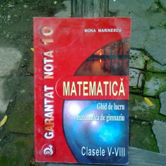 MATEMATICA. GHID DE LUCRU MATEMATICA DE GIMNAZIU CLASELE V-VIII - MONA MARINESCU