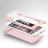 Husa FullBody MyStyle Rose-Gold pentru Apple iPhone SE2, acoperire completa 360 grade cu folie de protectie