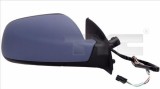 Oglinda exterioara stanga TYC Peugeot 307 Hatchback Break SW CC 202009, reglaj electric, sticla asferica incalzita, carcasa grunduita pentru