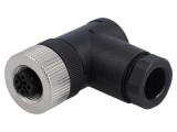 Mufă M12 PIN 5 Mamă Profibus pe Cablu IP65/IP67 60V 4A