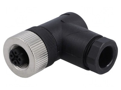 Mufă M12 PIN 5 Mamă Profibus pe Cablu IP65/IP67 60V 4A foto