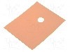 Suport termoconductor din kapton, 18mm x 23mm x 0.077mm - KAP 220 G