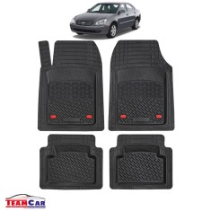 Covorase Auto TeamCar&reg; Tip Tavita Compatibile Kia Optima Generatia II (2005&ndash;2010) Negru Material Rezistent
