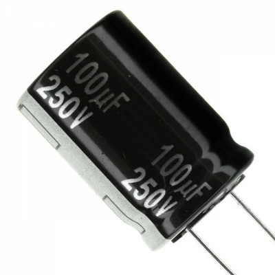Condesator 100uf-250v/105&amp;deg;C foto