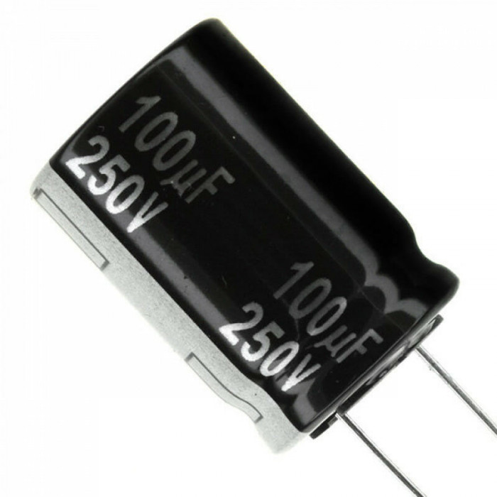 Condesator 100uf-250v/105&deg;C