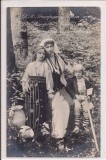 Carte postala circulata reprezentand familia regala a Romaniei