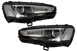 Faruri LED DRL Mitsubishi Lancer (2007-2017) Dual Projector Semnal Secvential Dinamic Performance AutoTuning, KITT