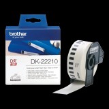 Etichete hartie Original Brother White,DK22210, pentru , 29mm x 30.48m, incl.TV 1.2 RON, &quot;DK22210&quot;