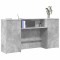 vidaXL Birou de recepție Gri beton 200x50x103,5 cm Lemn prelucrat 3324217