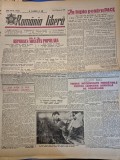 ziarul romania libera 9 februarie 1950 - articol judetul bacau