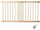 Poarta Siguranta Copii Usi 72-122cm, Lemn Pin, Montaj Universal, Blocare Dubla, Inalta 68cm, Durabila