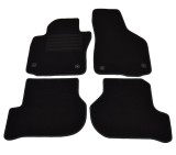 Covorase mocheta Seat Leon 9/2005-05.2012 Negru, set de 4 bucati, Rapid