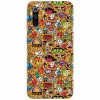 Husa silicon pentru Xiaomi Mi 9, Colorful Sticker Illustrations