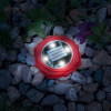 Lampă solară LED - roșu-alb rece - 11,5 x 2,3 cm 11767A