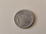 Spania - 5 pesetas (1957) monedă s091, Europa