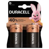 Baterie Duracell Basic, D / LR20, 1.5V, alcalina, 2 buc