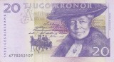 Bancnota Suedia 20 Kronor (200)6 - P63c XF++ ( vezi descriere )