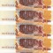CAMBODGIA lot 5 buc. X 50 riels 2002 UNC!!!