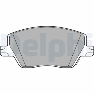 Set placute frana fata DELPHI, Fiat Tipo Combi (356 ), 03.2016-, Tipo Liftback (356 ), 03.2016-, Tipo Limuzina (356 ), 10.2015-, Fata; puntea fata foto