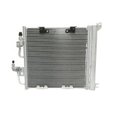 Radiator clima AC Opel Astra H, Zafira 370x370x16mm cod OEM 13129195, 1850099, 93178961, 1924005329