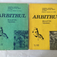 Lot 2 reviste ARBITRUL, buletin tehnic, nr 2 si nr 3 / 1979