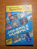 almanah sportul - din anul 1980