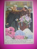 HOPCT 6425 INAUGURAREA FLORARIEI DIN GENT 1933 -REGINA ASTRID-FAMILIA REGALA BELGIA-CROMO LITHO-CIOCOLATA COTE D&#039;OR