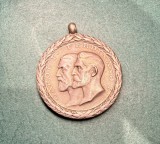 Medalie jubiliara Carol I Ferdinand 1 Argint 1977 1927