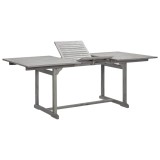 Cumpara ieftin Masa de gradina, (150-200)x100x75 cm, lemn masiv de acacia